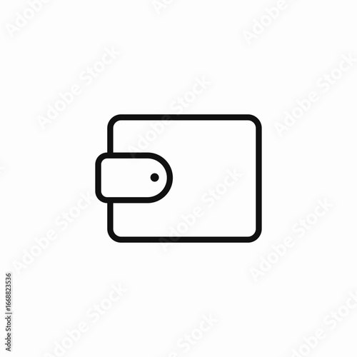 wallet cash money icon sign vector