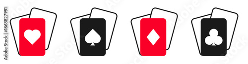 gambling poker card icon