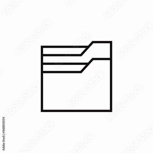 document folder file image icon sign vector