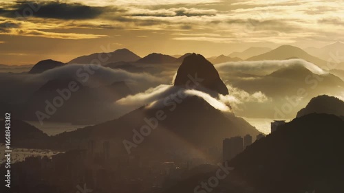 Rio de Janeiro Brazil – 4K UHD Timelapse of Sugarloaf Mountain with Clouds and Sunrise