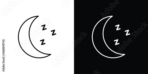 Zzz icons. vector symbol illustrations.
