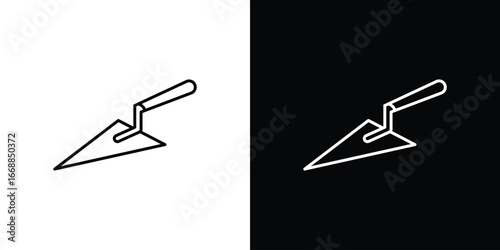 Trowel icons. vector symbol illustrations.