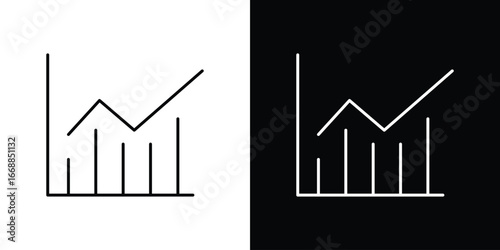 Stats icons. vector symbol illustrations.