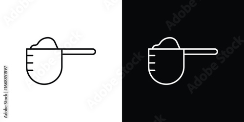 Scoop icons. vector symbol illustrations.