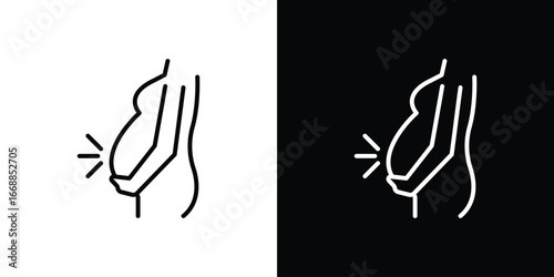 Pregnancy icons. vector symbol illustrations.