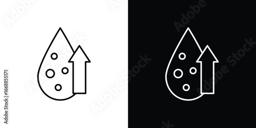 High cholesterol icons. vector symbol illustrations.