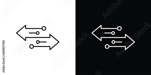 Data transfer icons. vector symbol illustrations.