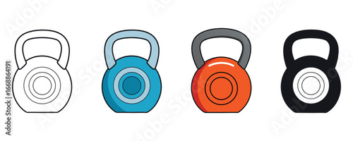 Kettlebells for strength training, weightlifting, and functional fitness workouts