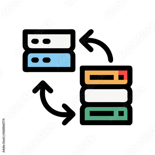 vector illustration of a floppy disk with label