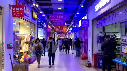 Inside a Vibrant Korean Shopping Mall: Exploring Fashion and Local Culture in Seoul