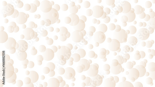 Seamless pattern with beige drops in the white background. Beige water background. Magic water drops wallpaper.	