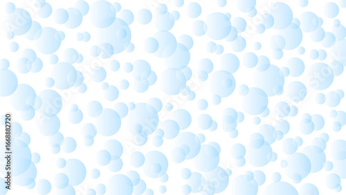 Seamless pattern with blue drops in the white background. Blue water background. Magic water drops wallpaper.
