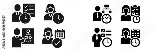Business Professionals Planning and Scheduling Tasks