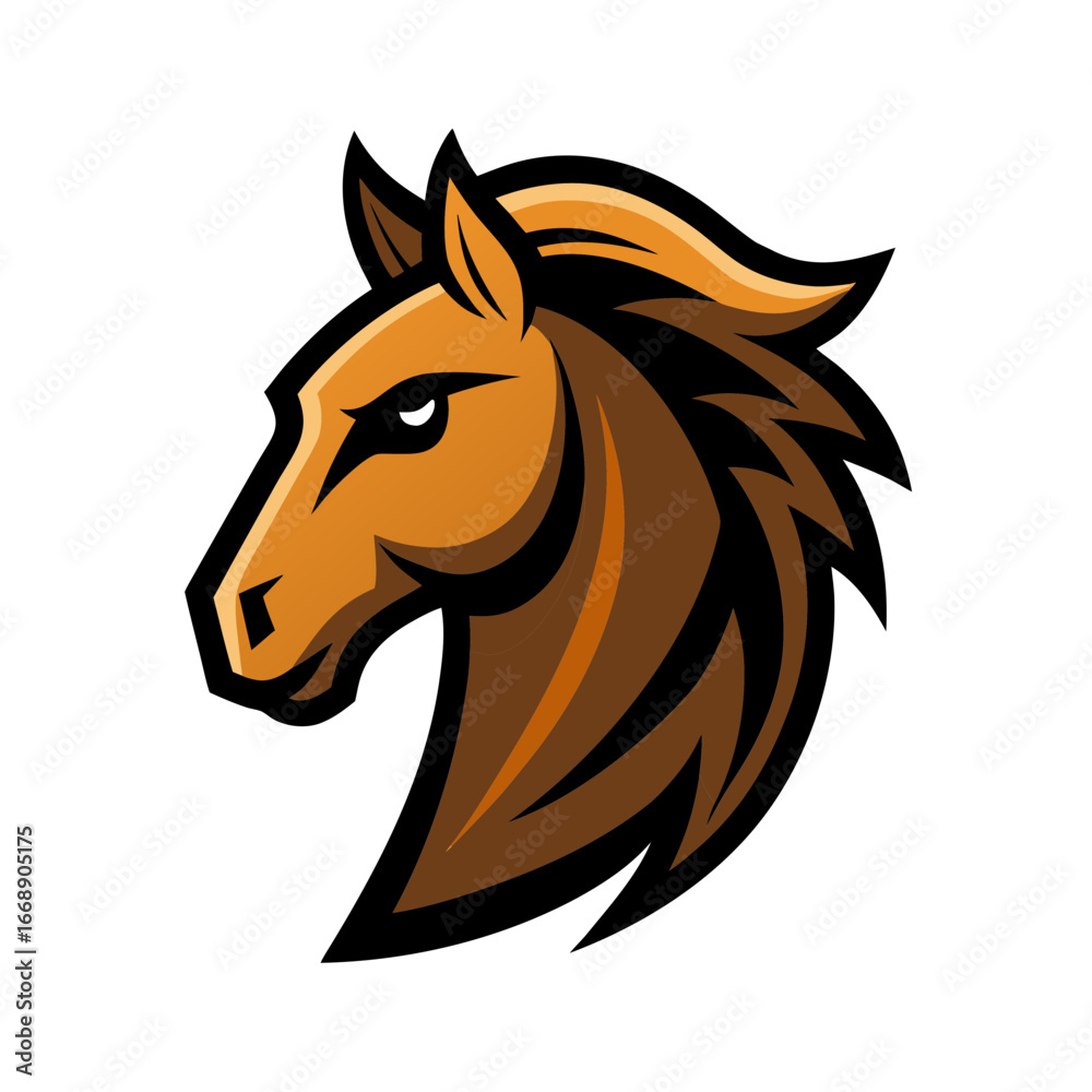 Fototapeta premium horse head vector