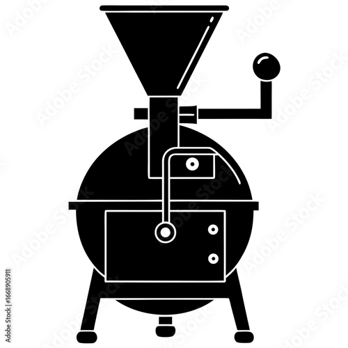 coffee grinder vector illustration