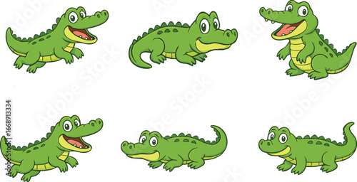 set of crocodile