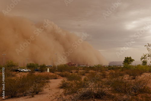 Dust storm wall haboob tempe phoenix arizona