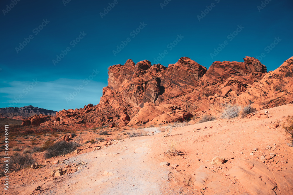 Fototapeta premium Mojave Desert Mountains
