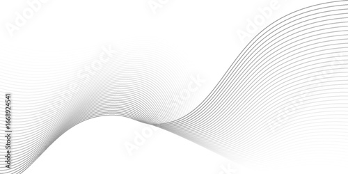 Abstract Gray and White Background Filled with Flowing Particles Represents the Seamless Integration of Technology, Art, and the Future of Innovation