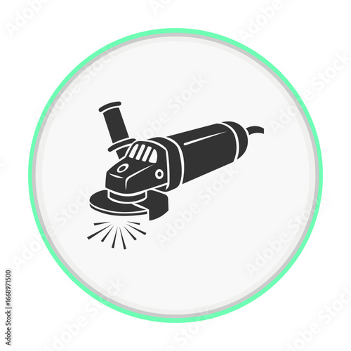 Angle Grinder Icon