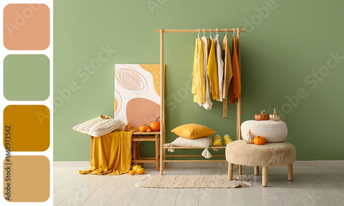 Interior of hallway with au...