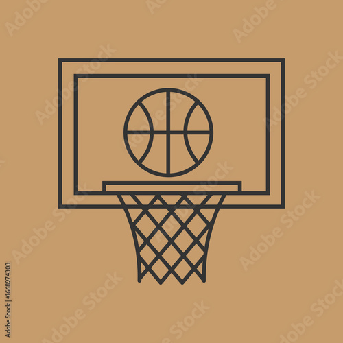 Basketball Hoop Icon