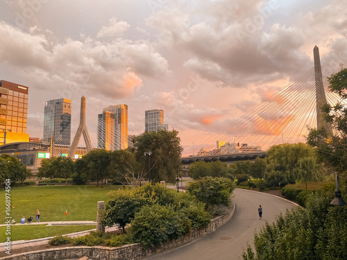 Boston at Sunset
