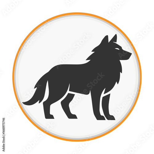 Walking Wolf Icon