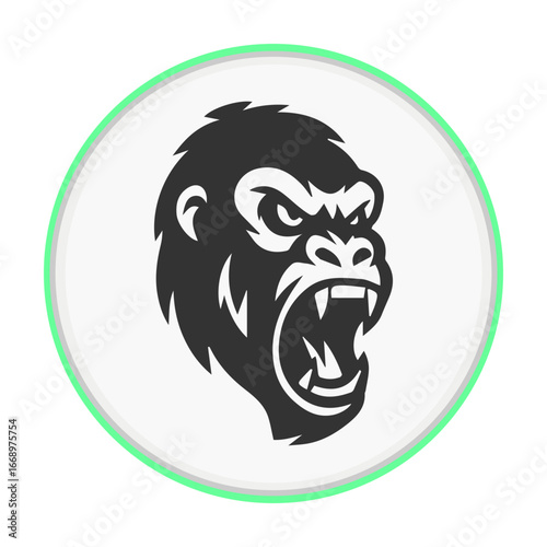 Roaring Gorilla Icon