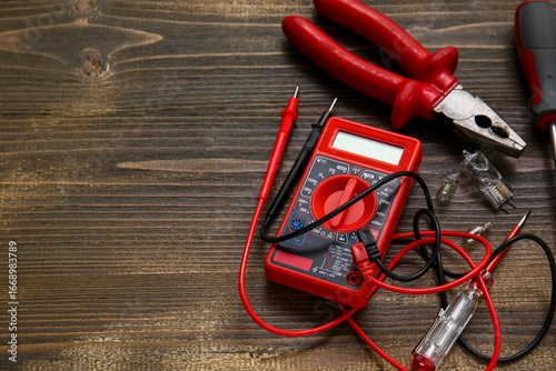 Electrician's tools, socket...