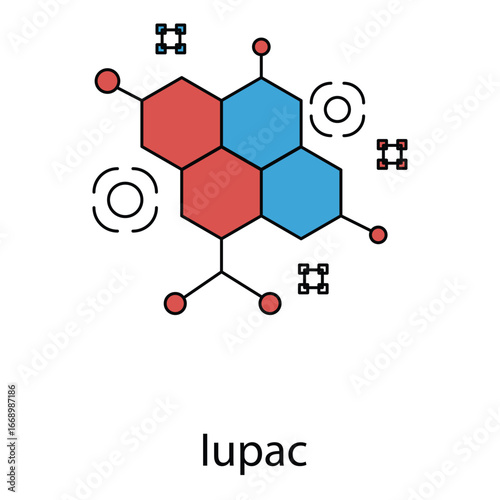 Lupac Conversational AI Chatbot System Vector Icon