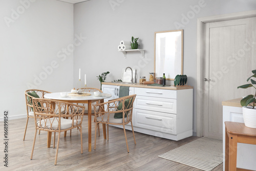Interior of stylish kitchen...