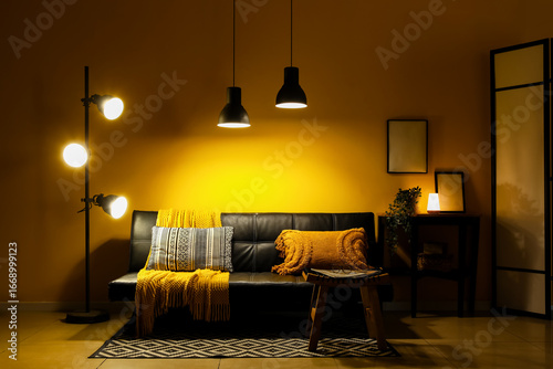 Interior of stylish living ...