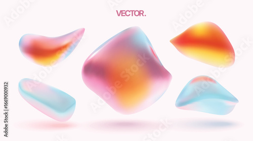 Explore vibrant abstract fluid shapes that enhance modern design aesthetics for projects