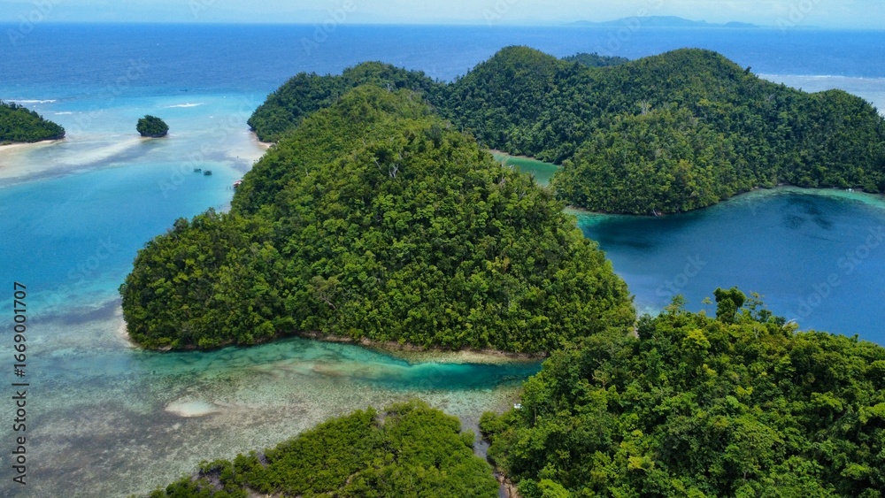 Naklejka premium Sugba Lagoon, Philippines