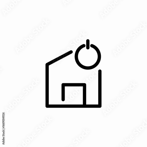 house chimney icon sign vector