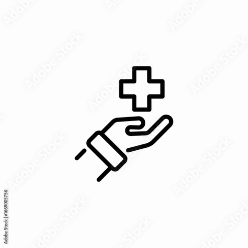 medical help icon sign vector