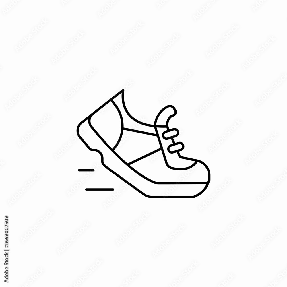running shoes icon sign vector running shoes icon sign vector