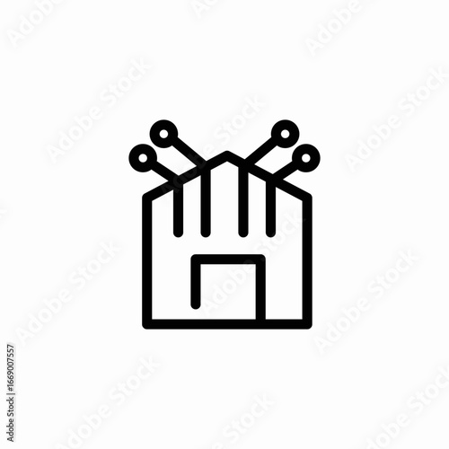 satellite dish icon sign vector