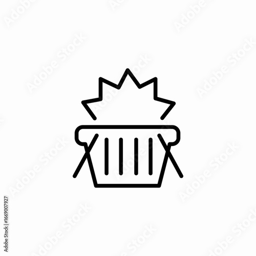 shopping basket icon sign vector
