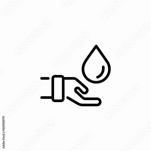 water help icon sign vector