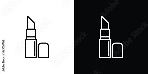 Lipstick icons, vector best stroke icon EPS