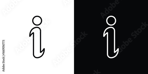 Info icons, vector best stroke icon EPS