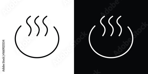 Onsen icons, vector best stroke icon EPS