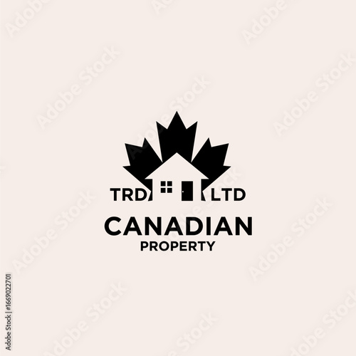 premium canadian property logo design