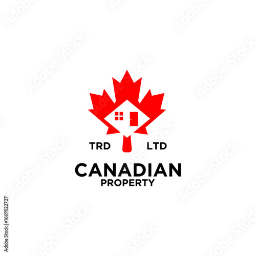 premium canadian property logo design