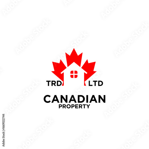 premium canadian property logo design