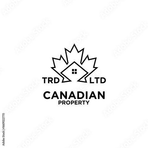 premium canadian property logo design