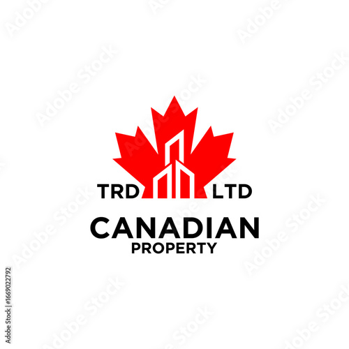 premium canadian property logo design