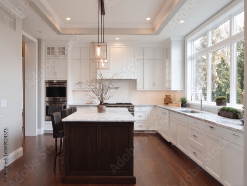 A bright and airy kitchen w...